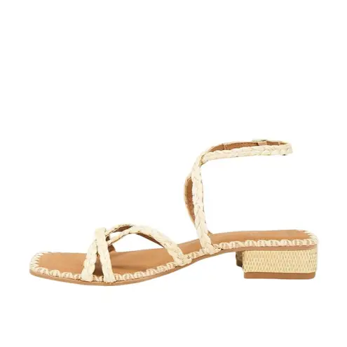 Dolce Vita Brinn Sandals in Lt Natural Cream 6.5 with box Womens low heels Tan