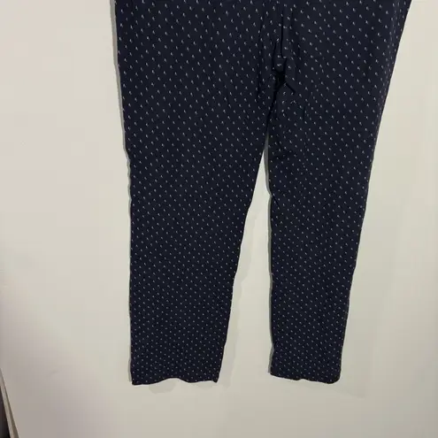 Betabrand The Dress Pant Yoga Pant Navy Blue Print Size 2XL Petite Work Comfy
