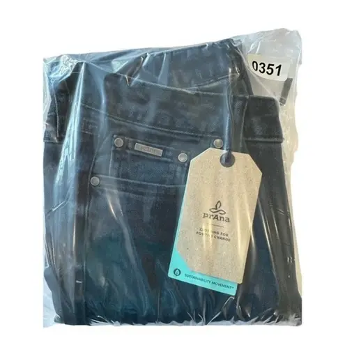 prAna  Sienna Deep Blue Jeans Athleisure NWT 6/28‎