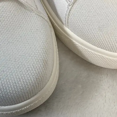 NWOB Vessi Soho Waterproof Sneakers White Gray Casual Walking Shoes Sz 6 Flaw