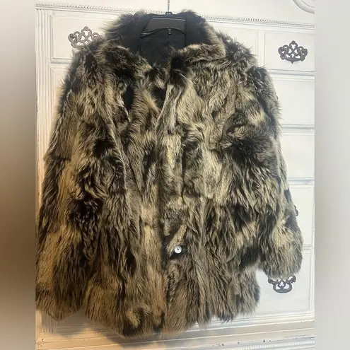 Y2K Reversible Shearling Jacket Black Size 10