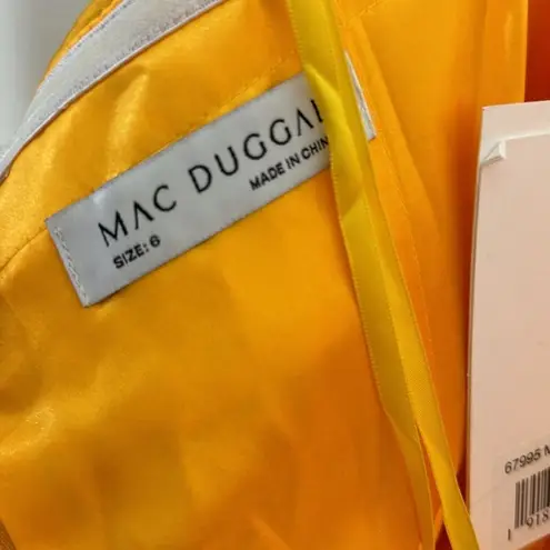 Mac Duggal BOW SWEETHEART STRAPLESS A LINE GOWN belle dress size 6 Style #67995