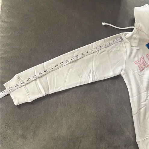 J. America Women’s White Embroidered ‘Miami’ Hoodie Size S NEW