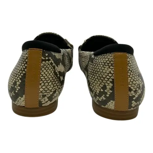 Dr. Scholls Maverick Slip-On Loafer Black/White Snake Print US Women's 9.5M