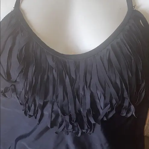 Catalina • • front flounce • swim top with tie