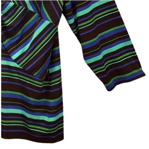 Y2K Tunic Blouse XL Abstract Kaleidoscope Artsy Eclectic Art To Wear Stretch Black