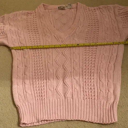 Vintage Lindsey Blake 90s pink sweater small