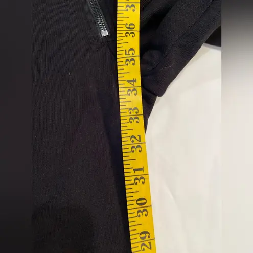 Cotton Citizen Black Jogger Sweat Pants Front Zipper and pockets, size XS small