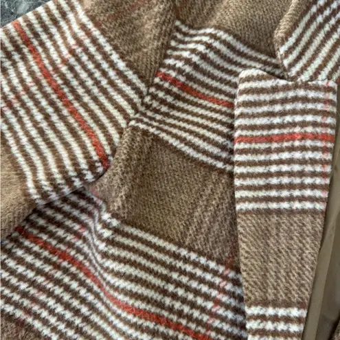 Evereve Rose Coat Brown Heavy Pea Coat Size XS NWOT