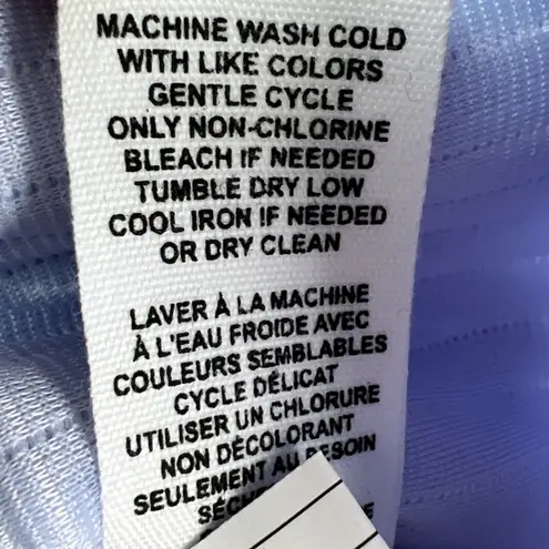 FOR THE REPUBLIC Sz 1X Womens Top Lilac Purple Ribbed Knit Mock Neck Pullover