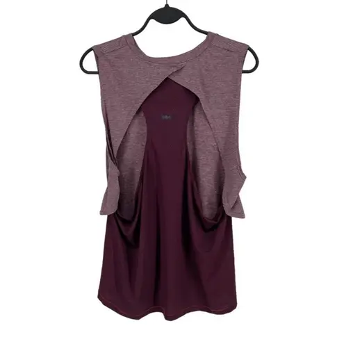 Janji Women’s Run for Bolivia Vista Tank, Purple, Sz Large Purple