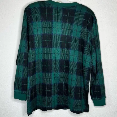 Cathy Daniels  Sweater Top Plaid