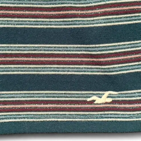 Hollister  Co. shimmery striped long sleeve top- M 