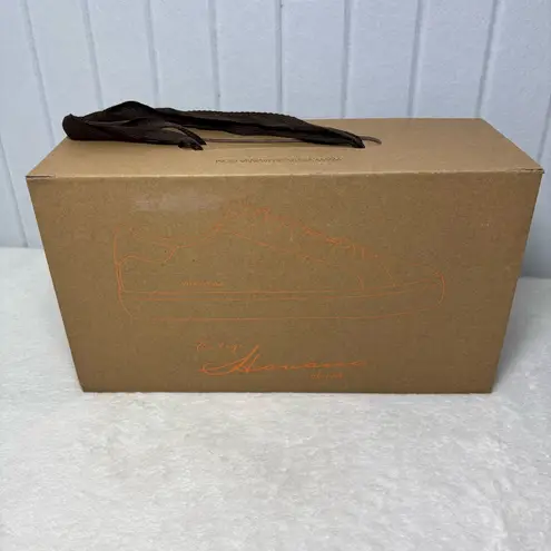 VINTAGE HAVANA Women's Original Perforated Lace Up Sneaker Red and White size 10