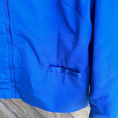 Avenue studio cobalt royal blue zip up jacket blazer size 20