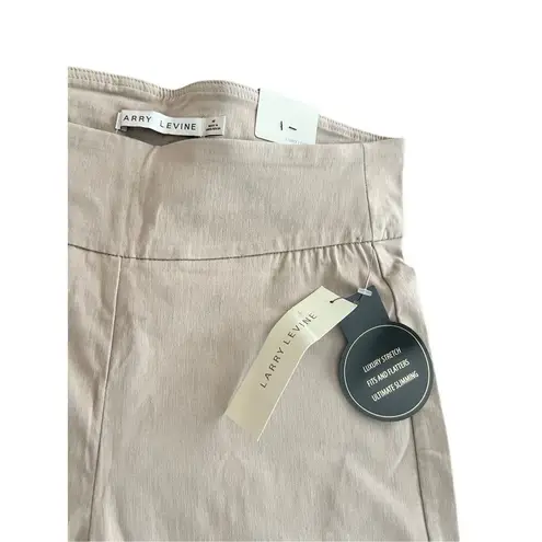 Larry Levine Sliming 369 Stretch Khaki capris Pants Size 10