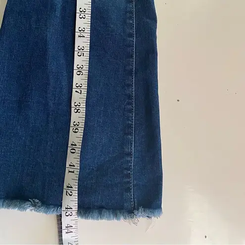 Ymi High Rise Boot Cut Raw Hem Jeans Size 26