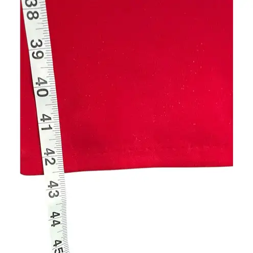 Melrose Cocktail Dress Womens 14 Red Black Sheer Contrast Lace Holiday Romantic