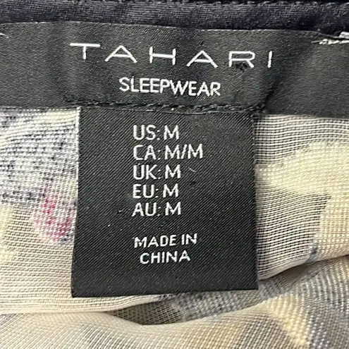 Tahari Women’s Velvet Mesh Sheer Floral Intimates Robe with Belt- Medium - Image 13