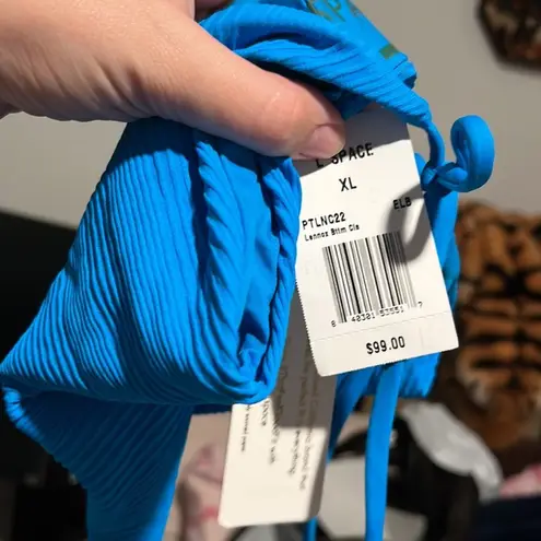 Revolve NWT L*SPACE X  Lennox Bikini Bottom in Electric Blue XL thumbnail 3
