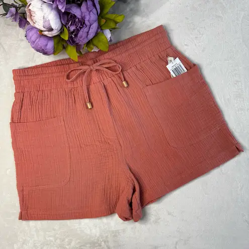 Magaschoni NWT Organic Cotton Gauze Shorts