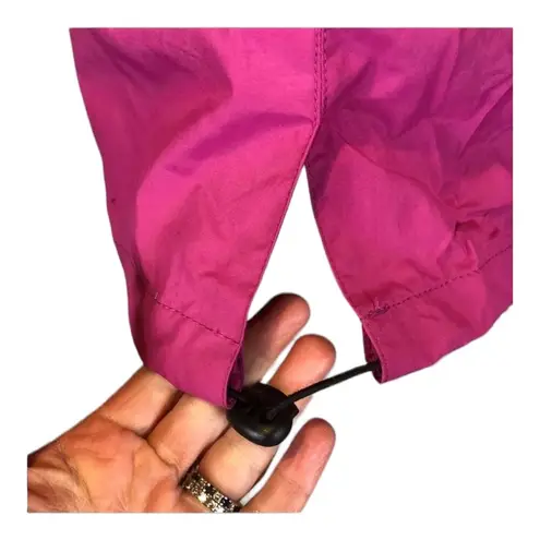 Woman Within hooded pink trench rain coat size 18-20