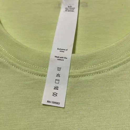 Stori. Cropped Top Women's 6 Green Stretch Round Neck Short Sleeve Pullover Green