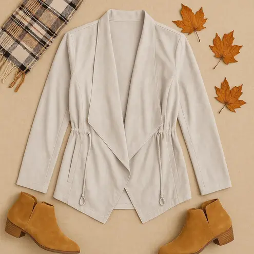 NWT THREAD AND SUPPLY Open Jacket Medium Gray