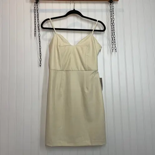 Nsr NWT Women’s White Bodycon Mini Dress Size S