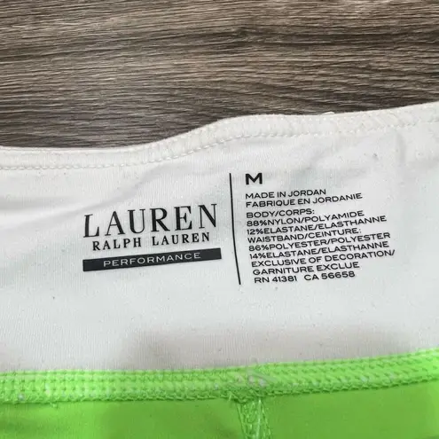Ralph Lauren performance bright green capri shorts Size M