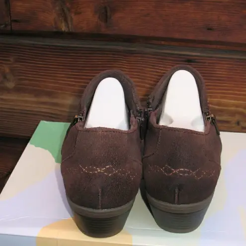 Earth Origins Brown Suede Booties