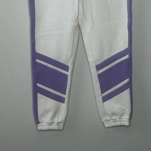 EleVen by Venus Williams Women's Collegiate Track Pant Liquid Lilac Size Medium White