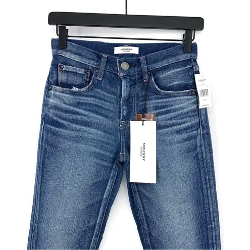NWT MOUSSY Vintage Nancy Skinny Jean Blue Denim 24