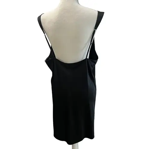 Cabernet Satin Chemise Slip Dress XL Set of 2 Red