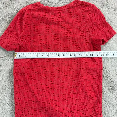 Texture & Thread Madewell Red Knit Modern Tie