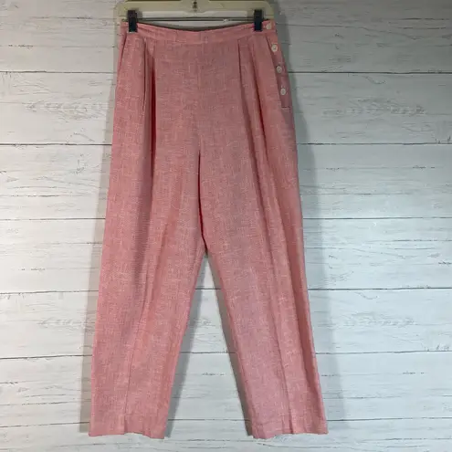 Vintage Weathervane slacks high waisted womens size 12 Pink