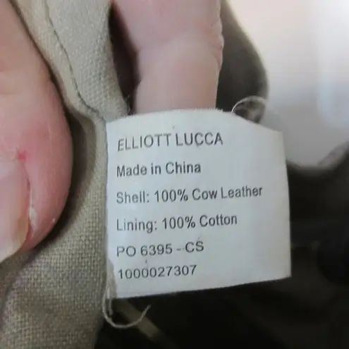 Boho Chic Slouchy Gray Leather Hobo Shoulder Bag Elliott Lucca