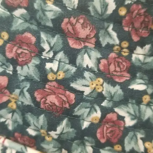 Vintage 80's HerbCraft II House Coat Duster Cottagecore Prairie Floral Medium