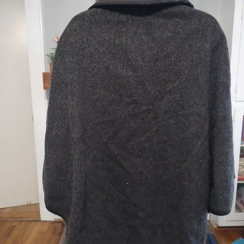 Vintage loden King Gray Wool Cape Coat Size undefined