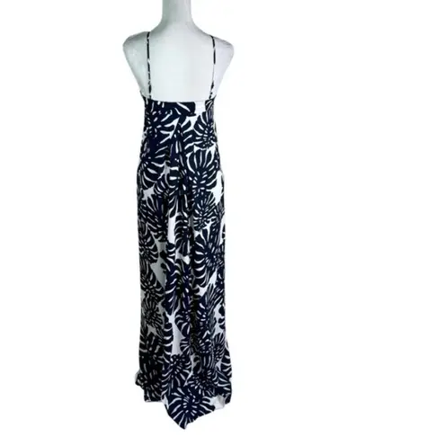 Karina Grimaldi Lotus Maxi Dress in Navy Palm Print Size XS