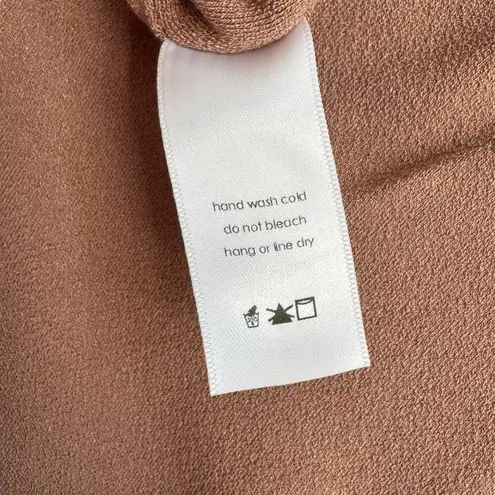 Naked Wardrobe NW Open Back Midi Dress Bodycon Long Sleeve COCO Small NW-D0317