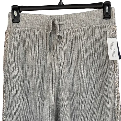 INC International Concepts Small Joggers Pants Sequins Pockets Stretch Gray New