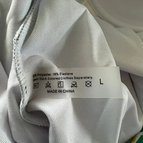 NEW Sunset Bloom Vibrant Vibes Swimwear Resort Sz L Vacation Tequila Yellow Size L