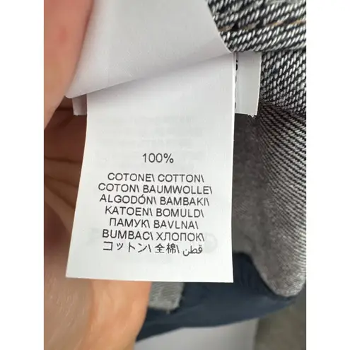 Brunello Cucinelli Women’s Small Dark Blue Jean Bomber Jacket - Image 5