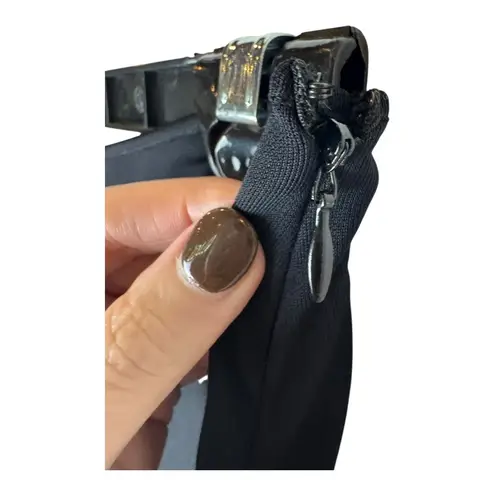 Emilio Pucci Skirt Women 6 Black Blue Geometric Trim Italy A Line Mini Luxury