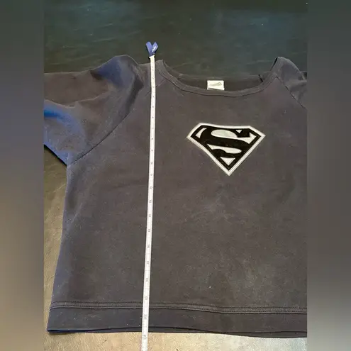 Vintage Black Superman Logo Sweatshirt size M Size M