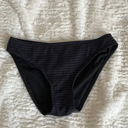 The Cove Salt +   NWOT  Black Smocked Bikini Bottoms, Size : XS