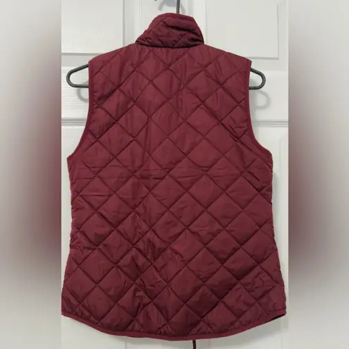 Old Navy  Maroon Quilted Vest