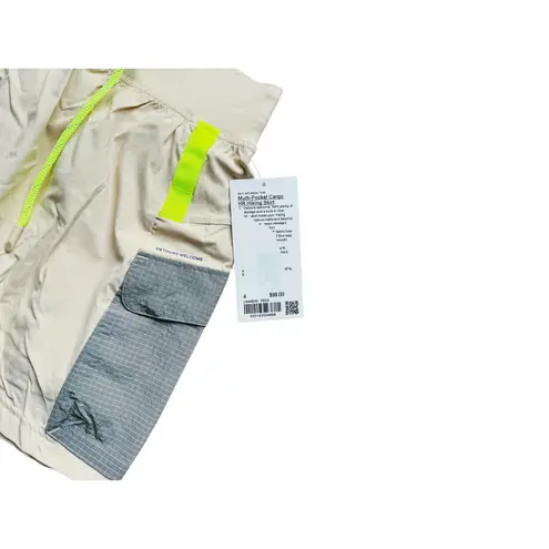 NWT Lululemon Cargo High Rise Hiking Skirt Athletic Skort Size 4 Beige Gorpcore