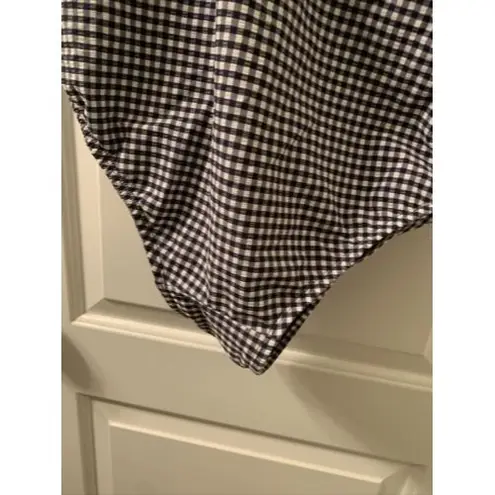 Kona Sol Women's SwimSuit Ruffled Check Choose Your Size Blue & White